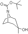 structure of CAS# 870889-20-6, tert-Butyl 3-hydroxy-3-methyl-8-azabicyclo[3.2.1]octane-8-carboxylate