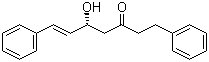 结构式 CAS# 87095-74-7, [R-(E)]-5-羟基-1,7-二苯基-6-庚烯-3-酮