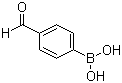 结构式 CAS# 87199-17-5, 4-甲酰基苯硼酸; 对甲酰基苯硼酸