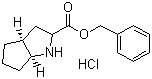 (1S,3S,5S)-2-Azabicyclo[3,3,0]octane-3-carboxylic acid benzyl ester hydrochloride molecular structure (CAS 87269-87-2)