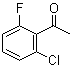 structure of CAS# 87327-69-3, 2'-Chloro-6'-fluoroacetophenone;1-(2-Chloro-6-fluorophenyl)ethanone