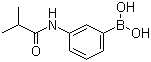 结构式 CAS# 874459-76-4, 3-异丁酰氨基苯硼酸