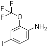 structure of CAS# 874814-75-2, 2-Trifluoromethoxy-4-iodoaniline;4-Iodo-2-(trifluoromethoxy)aniline