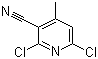 2,6-Dichloro-4-methylnicotinonitrile molecular structure (CAS 875-35-4)