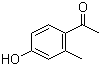 structure of CAS# 875-59-2, 2'-Methyl-4'-hydroxyacetophenone;4'-Hydroxy-2'-methylacetophenone