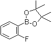 结构式 CAS# 876062-39-4, 2-氟苯硼酸频哪醇酯