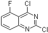 结构式 CAS# 87611-00-5, 2,4-二氯-5-氟喹唑啉