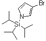 结构式 CAS# 87630-36-2, 3-溴-N-(三异丙基硅烷基)吡咯