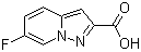 6-Fluoropyrazolo[1,5-a]pyridine-2-carboxylic acid molecular structure (CAS 876379-76-9)