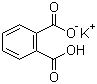 Potassium hydrogen phthalate molecular structure (CAS 877-24-7)