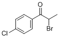 2-Bromo-1-(4-chlorophenyl)propan-1-one molecular structure (CAS 877-37-2)