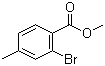 结构式 CAS# 87808-49-9, 2-溴-4-甲基苯甲酸甲酯
