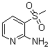 structure of CAS# 878805-97-1, 3-(Methylsulfonyl)-2-pyridinamine;3-(Methylsulfonyl)pyridin-2-amine
