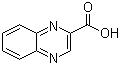 结构式 CAS# 879-65-2, 2-喹喔啉羧酸; 喹喔啉-2-羧酸