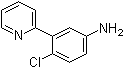 结构式 CAS# 879088-41-2, 4-氯-3-(2-吡啶基)苯胺