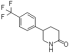 结构式 CAS# 87922-74-5, 5-[4-(三氟甲基)苯基]-2-哌啶酮