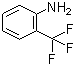 structure of CAS# 88-17-5, 2-Aminobenzotrifluoride;2-(Trifluoromethyl)aniline; 2-Trifluoromethyl aniline