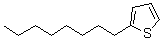 2-Octylthiophene molecular structure (CAS 880-36-4)
