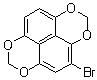 结构式 CAS# 88051-30-3, 4-溴萘并[1,8-de:4,5-d'e']双[1,3]对二噁英