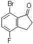 结构式 CAS# 881189-73-7, 7-溴-4-氟-2,3-二氢-1H-茚-1-酮