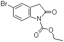 structure of CAS# 881608-39-5, 5-Bromo-2,3-dihydro-2-oxo-1H-indole-1-acetic acid ethyl ester