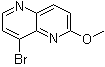 structure of CAS# 881658-92-0, 8-Bromo-2-methyloxy-1,5-naphthyridine;8-Bromo-2-methoxy-[1,5]naphthyridine