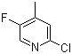 structure of CAS# 881891-83-4, 2-Chloro-5-fluoro-4-methylpyridine