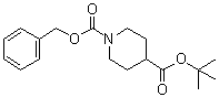 structure of CAS# 882738-24-1, tert-Butyl N-carbobenzoxy-4-piperidinecarboxylate