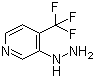 structure of CAS# 883864-69-5, 3-Hydrazinyl-4-(trifluoromethyl)pyridine;3-Hydrazino-4-trifluoromethylpyridine