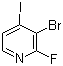 structure of CAS# 884494-52-4, 3-Bromo-2-fluoro-4-iodopyridine