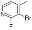 structure of CAS# 884495-46-9, 3-Bromo-2-fluoro-4-methylpyridine;3-Bromo-2-fluoro-4-picoline