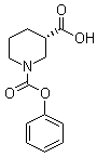 结构式 CAS# 88466-74-4, (S)-1,3-哌啶二甲酸 1-苄酯