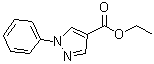 结构式 CAS# 885-94-9, 1-苯基-1H-吡唑-4-羧酸乙酯