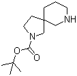 structure of CAS# 885268-42-8, 2,7-Diazaspiro[4.5]decane-2-carboxylic acid tert-butyl ester;tert-Butyl 2,7-diazaspiro[4.5]decane-2-carboxylate