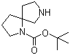 结构式 CAS# 885268-47-3, 1,7-二氮杂螺[4.4]壬烷-1-羧酸叔丁酯
