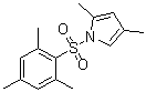 structure of CAS# 885434-70-8, 2,4-Dimethyl-1-[(2,4,6-trimethylphenyl)sulfonyl]-1H-pyrrole