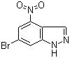 structure of CAS# 885518-46-7, 6-Bromo-4-nitro-1H-indazole