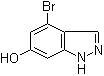 4-溴-1H-吲唑-6-醇分子结构 (CAS 885518-75-2)