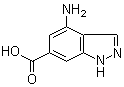 structure of CAS# 885519-89-1, 4-Amino-1H-indazole-6-carboxylic acid