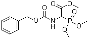 结构式 CAS# 88568-95-0, N-Cbz-2-磷酰甘氨酸三甲酯; N-苄氧羰基-2-磷酰甘氨酸三甲酯