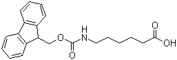 structure of CAS# 88574-06-5, N-Fmoc-6-aminohexanoic acid