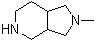 structure of CAS# 885959-24-0, Octahydro-2-methyl-1H-pyrrolo[3,4-c]pyridine