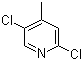structure of CAS# 886365-00-0, 2,5-Dichloro-4-methylpyridine