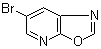 structure of CAS# 886372-90-3, 6-Bromo-oxazolo[5,4-b]pyridine