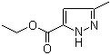 结构式 CAS# 886495-75-6, 3-甲基吡唑-5-甲酸乙酯