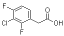 结构式 CAS# 886761-66-6, 3-氯-2,4-二氟苯乙酸