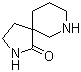 结构式 CAS# 887118-43-6, 2,7-二氮杂螺[4,5]癸烷-1-酮
