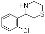 结构式 CAS# 887344-30-1, 3-(2-氯苯基)硫代吗啉