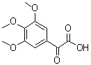 structure of CAS# 88755-16-2, 3,4,5-Trimethoxy-alpha-oxobenzeneacetic acid;2-(3,4,5-Trimethoxyphenyl)-2-oxoacetic acid; 3,4,5-Trimethoxybenzoylformic acid; 3,4,5-Trimethoxyphenylglyoxylic acid