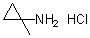 structure of CAS# 88887-87-0, 1-Methylcyclopropylamine hydrochloride;1-Methylcyclopropanaminium chloride